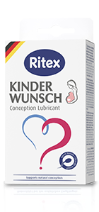 Ritex KINDERWUNSCH CONCEPTION LUBRICANT - Supports natural conception - Clinically tested. Sperm friendly. Patent pending. KINDERWUNSCH CONCEPTION LUBRICANT -Supports natural conception